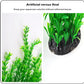 kathson Aquarium Plants Plastic Realistic Tall Fish Tank Plant Decorations Seaweed Fish Tank Decor Artificial Plants Ornament for Aquarium Extra Large 21.7 Inches (Green,2 PCS)