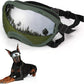 Dog Goggles for Large Dogs, UV Wind Dust Fog Protection, Soft Frame Adjustable Dog Sunglasses, Summer Driving & Winter Snow Eyewear, Tactical Pet Glasses with Elastic Strap (Green)