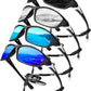 KALIYADI Polarized Sunglasses-Men Sports Sunglassses: Mens Sunglasses with UV Protection for Fishing Driving Cycling Running