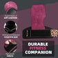 Frelaxy Lifting Wrist Straps Women and Men, Weight Lifting Grips with Cushion Wrist Loop, Double Layer Leather and Storage Pouch, Gym Workout Straps for Deadlift and Powerlifting