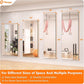 Hasipu Home Gym Mirror 48" L x 24" W - 2PCS Large Full Body Mirror for Yoga, Wall-Mounted Mirrors for Fitness, Garage, Dance Studio, 0.16in Tempered Glass Frameless