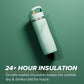 Gatorade 'Overtime' 22oz Stainless Steel Water Bottle, Straw Cap, Sage