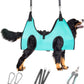 Dog Grooming Hammock - Upgrade Pet Grooming Harness for Nail Trimming (XXL 120lb), Dog Sling for Nail Clipping, Dog Hanging Holder Hanger for Cutting Nail with Nail Clippers, Green
