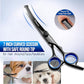 Gimars Dog Grooming Scissors Kit Professional 4CR with Safety Round Tip, 5 in 1 Heavy Duty Titanium Coated Thinning & Curved & Straight Shears