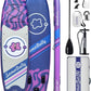 11'Stand Up Paddle Boards Surf Control with Premium SUP Board Accessories Backpack & Removable Fins, 34" Wide Inflatable Paddle Boards of All Skill Levels