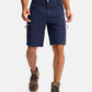 Pudolla Men's Hiking Cargo Shorts 9" Lightweight Outdoor Work Shorts for Men Travel Golf Camping Casual with 5 Zipper Pockets