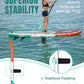 Niphean Inflatable Stand Up Paddle Board with SUP Accessories, Anti-Slip EVA Deck, 10’6’’ Inflatable Paddle Boards for Adults & Youth of All Skill Levels