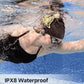 PSIER Bone Conduction Headphones IPX8 Waterproof Swimming Headphones Open Ear Headphones with MP3 Mode 32GB Memory Up to 8 Hours Playtime Bluetooth 5.4 Ear Buds Secure Fit for Running and Fitness