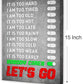 Gym Quotes Wall Art,Inspirational Workout Wall Decor,Let's Go Canvas Wall Art for Home Gym Exercise Fitness Room
