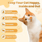 Cat Allergy Relief for Cats, Crunchy & Creamy Chews for Immune & Skin Coat Support – Seasonal Allergies, Itching Relief, Omega 3 & Probiotic Natural Supplement for Cats, Chicken Flavor – 500 Chews
