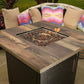 DualHeat by Endless Summer, The Harris, 38" Square Propane Gas Outdoor Fire Pit/Patio Heater