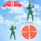 Manmel 40PCS Parachute Toy, Outdoor Flying Toy for Kids 3 4 5 6 7 8 9, Mini Paratroopers Army Parachute Flying Throwing Outside Toys for Toddlers, Boys, Girls, Party Favors, Goodie Bag Stuffers