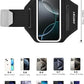 Running Armband with Earphone Bag Cell Phone Armband for iPhone 16 15 Pro 14 Plus 13 11 XR XS, Galaxy S24/S10 Water Resistant Sports Phone Holder Case & Zipper Slot Car Key Holder for 6.9 inch Phone