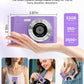Digital Camera, Kids Camera1080P, Vlog Camera with 64GB Card, 16X Zoom Anti Shake, Card Reader, 44MP Compact Portable Small Point Shoot Digicam Gift for Kid Student Children Teen Girl Boy(Pruple)