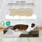 Comfort Expression Jumbo Breed Dog Bed, Large Dog Bed for Extra Large Dogs, Waterproof Orthopedic Dogs Beds, PV Washable Sofa Beds with Removable Cover & Non-Slip Bottom(Jumbo,Dark Green)