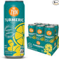 ZYN Turmeric Wellness Drink (6 Pack), Lemon Ginger Flavored Turmeric Curcumin Drink with Black Pepper, No Added Sugar, Low Carb & Low Calorie Drink, Clean Alternative