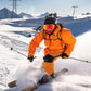 TBMPOY Men's Snow Ski Hiking Pants Waterproof Winter Fleece Lined Pants Camping Skiing Ice Fishing Pants with Belt