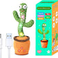 Rechargeable Dancing Talking Cactus Toy for Baby Toddler, Boys Girls Gifts Singing Mimicking Toys Recording Repeating What You Say with 120 English Songs