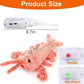 Mity rain Interactive Dog Toys - Wiggly Lobster for Small Medium Large Dogs, Moving Pet Toy to Keep Them Busy for Boredom, Floppy Smart Motion Activate Enrichment, Rechargeable