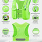 Running Vest for Women Men, USA Original Patent, Adjustable Chest Straps Running Hydration Vest with 500ml Soft Flask, Lightweight Reflective Hydration Backpack for Marathon