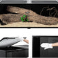 REPTI ZOO 68 Gallon Reptile Terrariums, 48" X 18" X 18" Reptiles Tanks Enclosure for Bearded Dragon Ball Python Snake, Black-Tinted ECO Glass Reptile Habitat with Sliding Door & Top Screen Ventilation