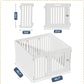 Dog Playpen with Door, DIY Shape Combination Puppy Pen,25.5" H 10-Panel Dog Fence,Non-Slip & Secure Pet Gate, Easy to Assemble