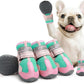 Dog Shoes for Large Dogs, Anti-Slip Dog Boots for Winter Snow, Hot Pavement, Dog Booties & Paw Protectors Pink Size 8
