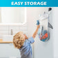 No Hole Mold Free Bath Toys for Toddlers 1-3, Water Toys for 6-12 Months Infants with Storage Bag, Baby Shark Toys for Pool, Bathtub, Beach, Shower, Tub, Kids Boys Girls Gifts