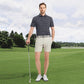 Rouen Mens Golf Shirt Moisture Wicking Dry Fit Performance Stripe Casual Collared Short Sleeve Golf Polo Shirts for Men