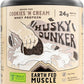 Earth Fed Muscle Husky Dunker Cookies N' Cream Truly Grass Fed Whey Protein Powder - No Artificial Ingredients, Soy Free, Non-GMO and Hormone Free (2 Pound, 27 Servings, Cookies n' Cream)