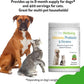 Pet Wellbeing Ultimate Probiotic 9 Strains for Dogs & Cats - Supports The Gut Microbiome and Digestion, Immune System Care, Urinary Tract Health, FOS, 2.5 Billion CFU - 11.29 oz (320 g) Powder