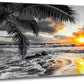 Yxbhhym-Black and White Wall Art Beach Décor Large Ocean Canvas Pictures Wave Sunrise Seascape Print Painting Palm Poster Sea Artwork for Office Wall Art Bedroom Accessories Living Room Décor