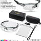 Polarized Sports Sunglasses for Men Women,UV400 Protection Sunglass for Running Cycling Fishing Hiking TR90