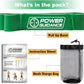 POWER GUIDANCE Pull Up Assist Bands - Stretch Resistance Band - Mobility Band - Powerlifting Bands - by Perfect for Body Stretching, Powerlifting, Resistance Training