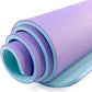 Hatha Yoga Extra Thick TPE Yoga Mat - 72"x 32" Thickness 1/2 Inch -Eco Friendly SGS Certified - With High Density Anti-Tear Exercise Bolster For Home Gym Travel & Floor Outside