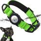 TagME Airtag Dog Collar,Waterproof Reflective Pet Collar with Airtag Holder,Soft Padded and Double D-Rings for Small Dogs,Green