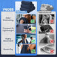 Microfiber Gym Towels for Working Out, Quickly Dry Yoga Towels for Men & Women Tennis, 16 Inch x 27 Inch, 6 Pack, Navy Blue