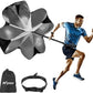 KUYOU Running Speed Training Speed Chute Resistance Parachute for Speed and Acceleration Training Fitness Explosive Power Training 56-Inch