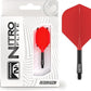 RED DRAGON Darts – Nitro Flite Integrated Flight & Shaft System – No.2 Shape and Design - Available in Short, Intermediate & Medium - Available in Variety of Colours - Professional Darts Accessories