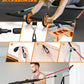Professional Strength Training Equipment Strengthened by Durable Metal Frame, Push Up Board, Portable & Foldable Push Up Bar Set for Home Gym Fitness, Pushup Handles, Resistance Bands, Ab Roller, etc.
