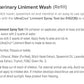 UltraCruz® Veterinary Liniment Wash for Horses, 1 gal Refill