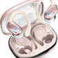 Wireless Earbud, 75H Bluetooth 5.4 Headphones Sport IP7 Waterproof, Running Wireless Earphones with ENC Noise Canceling Mic, 3D Bass Over Ear bud with Earhooks for Android, iOS, Workout, Gym, Rosegold