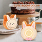 QANYI Bunny Night Light for Kids - Soft Plush Toy with Bunny Alarm Clock, Sleep Light for Bedroom, Gifting, Christmas, New Year