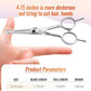 Dog Grooming Scissors: 4.75" Pet Straight Shears Made Of Advanced Stainless Steel Alloy for Trimming Dogs Cats and Other Pets Face and Paws