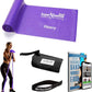 7Ft Long Resistance Bands for Stretching - Resistance Bands Set with Door Anchor - Exercise Bands Including Carry Pouch, E-Book & App - Latex-Free Workout Bands