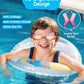 Kids Swim Goggles, Anti-fog and UV Protection with Swim Cap for Age 3-15 Youth Boys Girls Toddler