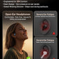 Open Ear Headphones, Bluetooth Wireless Open Ear Earbuds (0.3oz Lightweight) with 15mm Drivers, 45H Playtime, IPX5 for Sports, Fitness, Cycling, Running, Travel, Driving