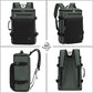 Kalesi Gym Duffle Bag Backpack 4-Way Waterproof with Shoes Compartment for travel Sport Hiking laptop Business-grey
