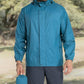 33,000ft Packable Rain Jacket Men's Lightweight Waterproof Rain Shell Jacket Raincoat with Hood for Golf Cycling Windbreaker