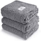 1 Pack 3 Calming Blankets Fluffy Premium Fleece Pet Blanket Soft Sherpa Throw for Dog Puppy Cat Grey Large (41" x31'')